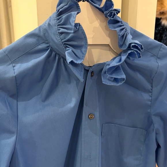 KMJ Studio Women's Blue Blouse - Picture 2 of 8